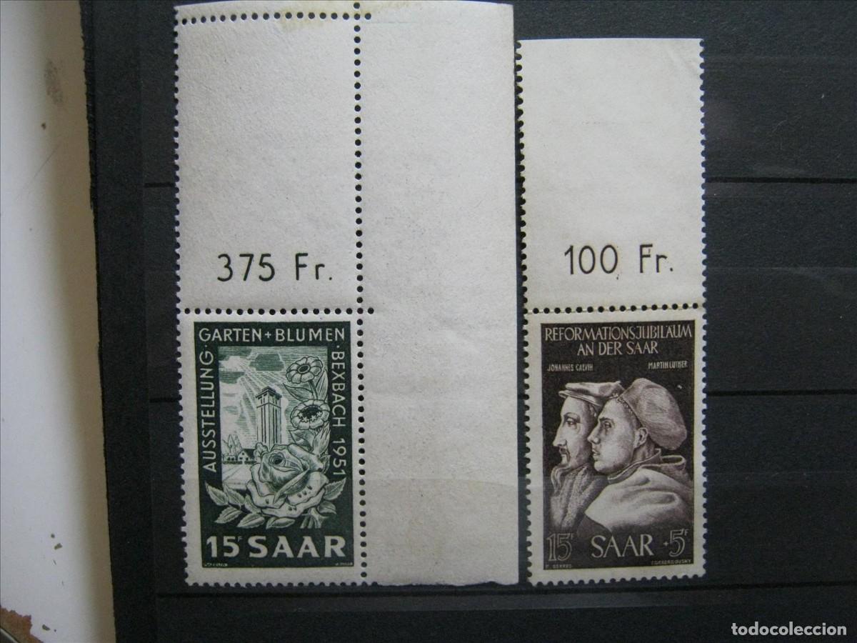 Timbres: ALEMANIA SARRE SAAR YVERT 295 Y 294 MNH** SIN CHARNELA LEER!
