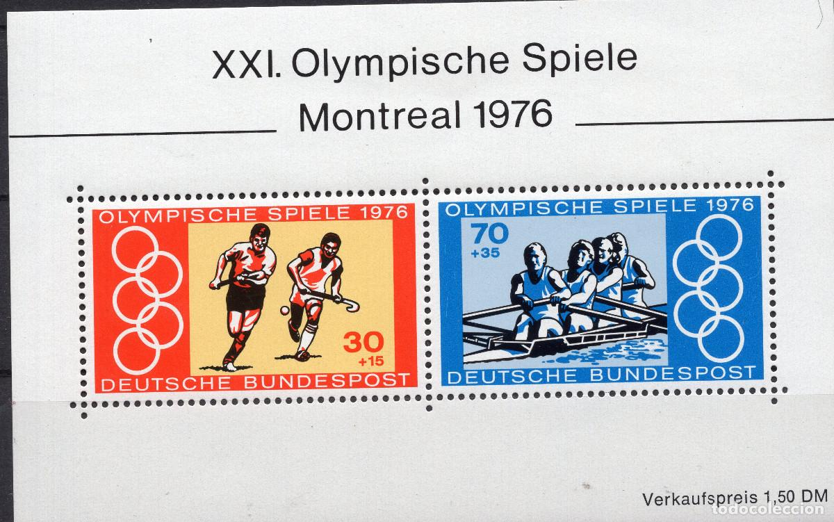 Sellos: ALEMANIA FEDERAL 1976 STAMP MICHEL DE BL 12