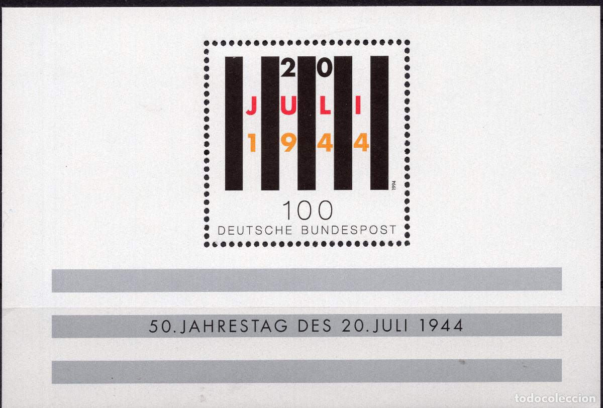 Sellos: ALEMANIA FEDERAL 1994 STAMP MICHEL DE BL29