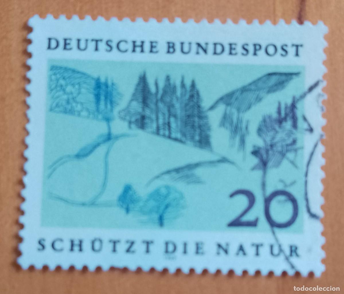 Sellos: ALEMANIA - V/F 20 - A&Ntilde;O 1969 - PROTEJA LA NATURALEZA
