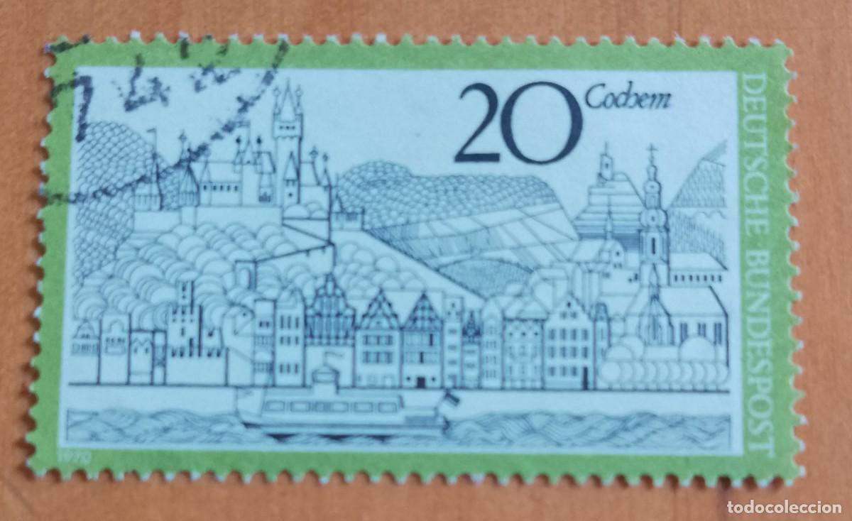 Sellos: ALEMANIA - V/F 20 - A&Ntilde;O 1970 - TURISMO, COCHEM