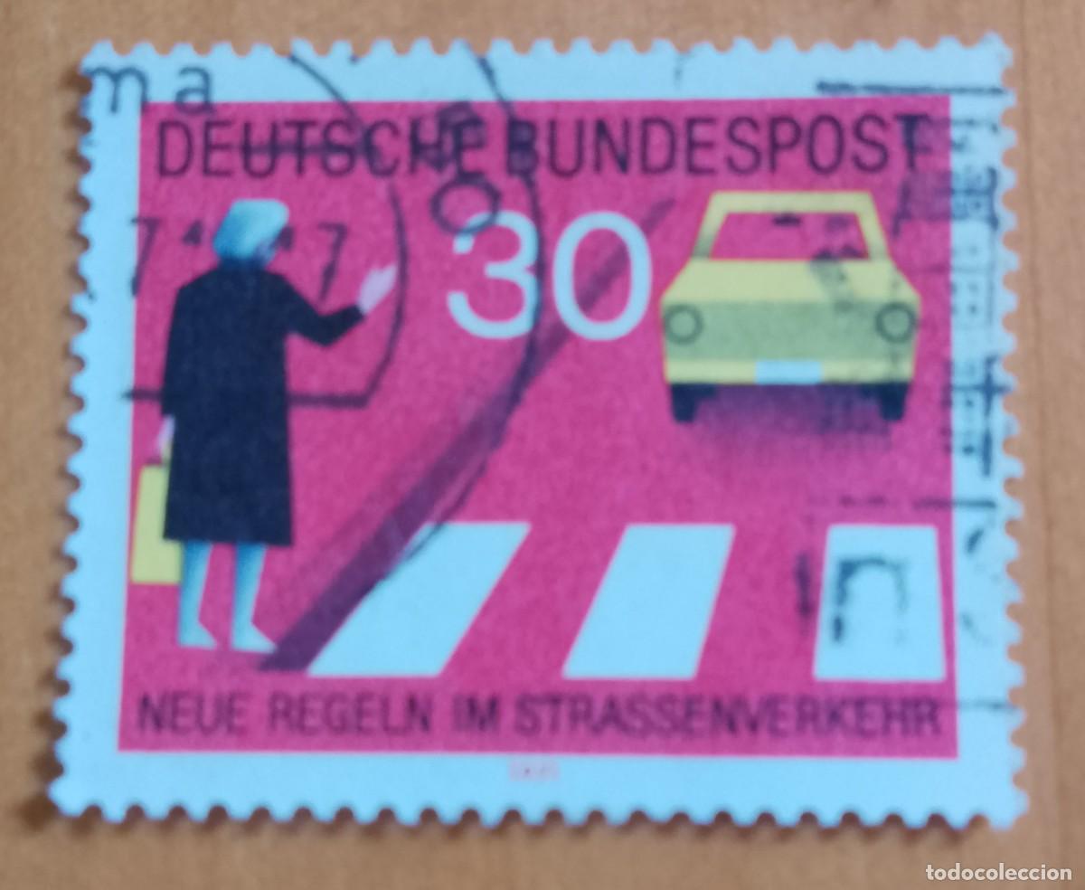 Sellos: ALEMANIA - V/F 30 - A&Ntilde;O 1971 - NUEVAS NORMAS DE TR&Aacute;FICO