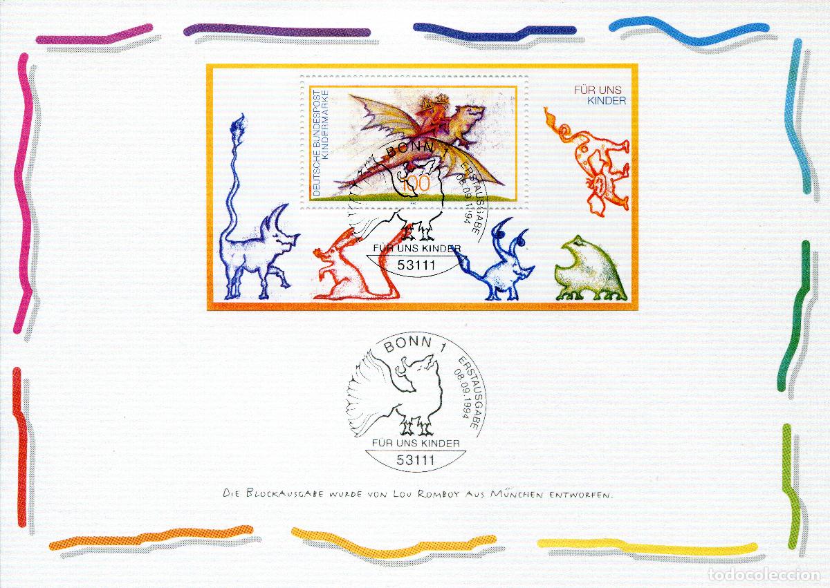 Sellos: ALEMANIA FEDERAL 1994 STAMP MICHEL DE BL30