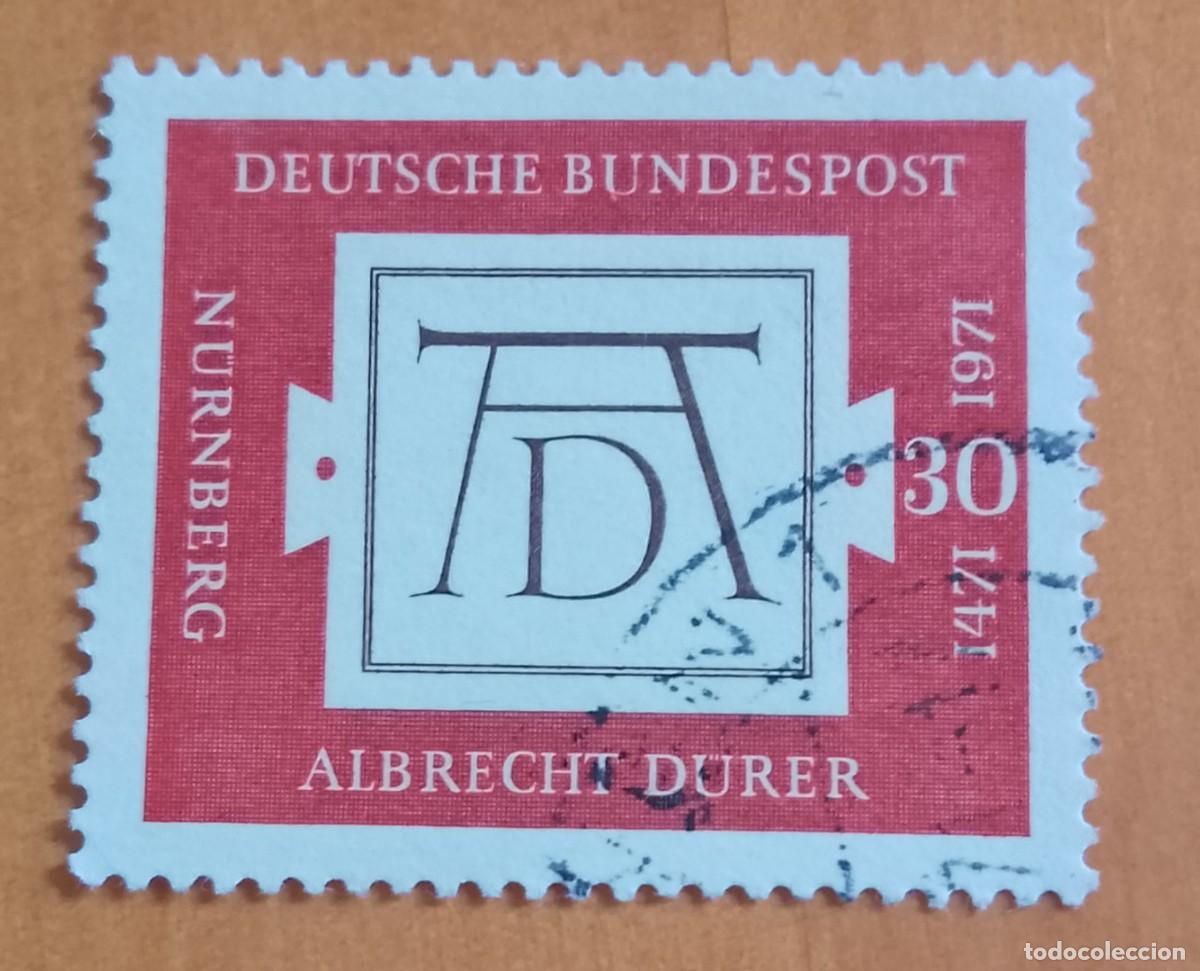 Sellos: ALEMANIA - V/F 30 - A&Ntilde;O 1971 - 5&ordm; CENTENARIO DEL NACIMIENTO DE ALBRECHT D&Uuml;RER 1471.1971