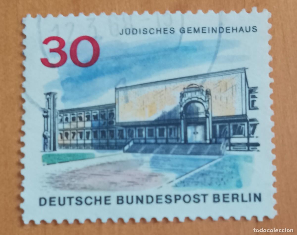 Sellos: ALEMANIA - V/F 30 - A&Ntilde;O 1965 - SAL&Oacute;N DE LA COMUNIDAD JUDIA, BERLIN