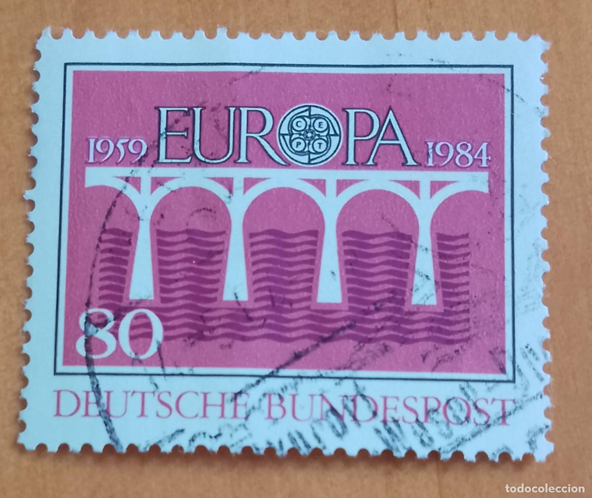 Sellos: ALEMANIA - V/F 80 - EUROPA, CEPT 1959.1984