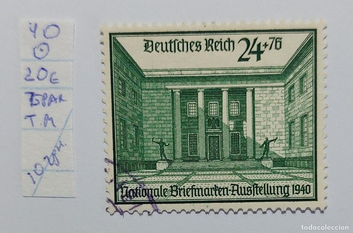 Sellos: ALEMANIA, Tercer Reich, 1940 Exposici&oacute;n Filat&eacute;lica Nacional, celebrada en Berl&iacute;n (*) USED