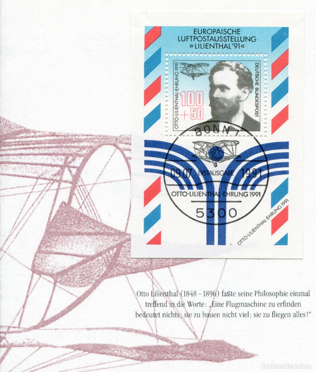 Sellos: ALEMANIA FEDERAL 1991 STAMP MICHEL DE BL24 FDC
