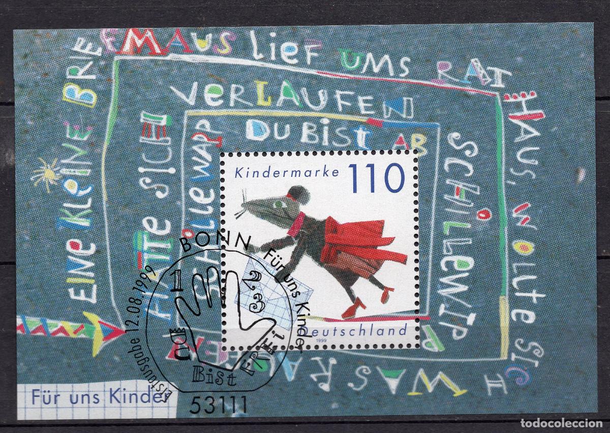 Sellos: ALEMANIA FEDERAL 1999 STAMP MICHEL DE BL51 FDC