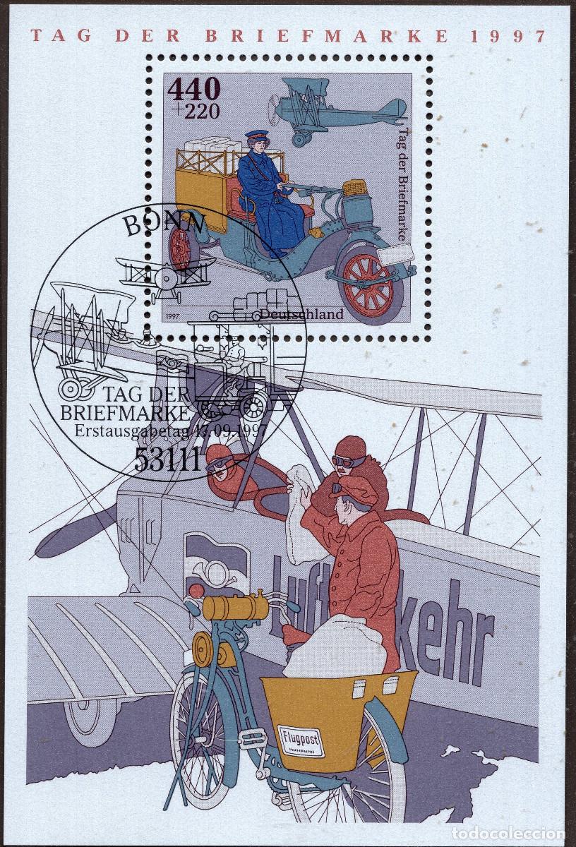 Sellos: ALEMANIA FEDERAL 1997 STAMP MICHEL DE BL41 FDC