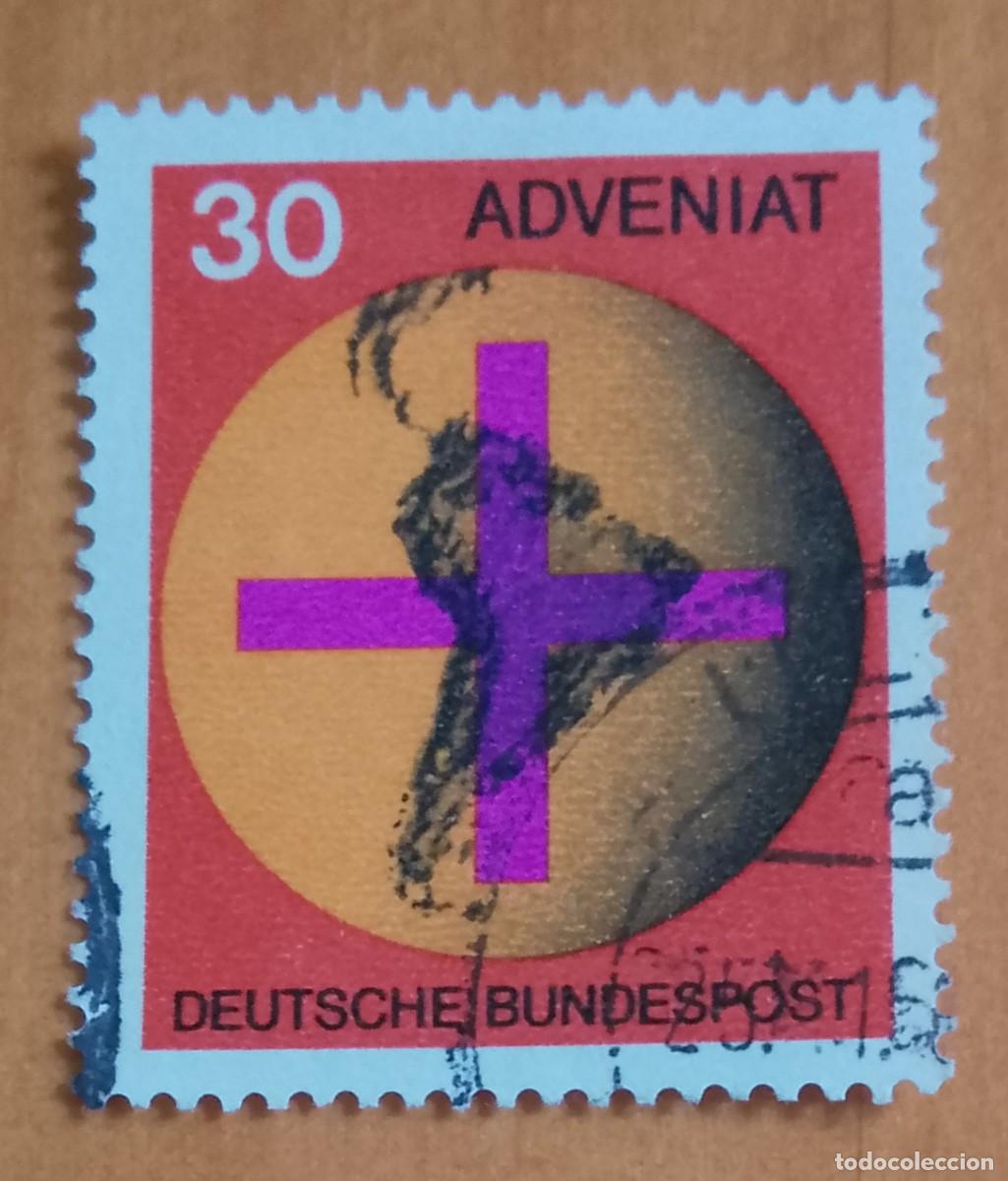 Stamps: ALEMANIA - V/F 30 - ADVENIAT, CRUZ - YV 410