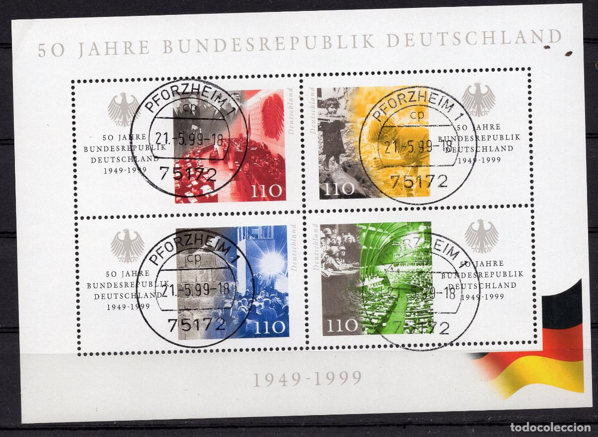 Sellos: ALEMANIA FEDERAL 1999 STAMP MICHEL DE BL49
