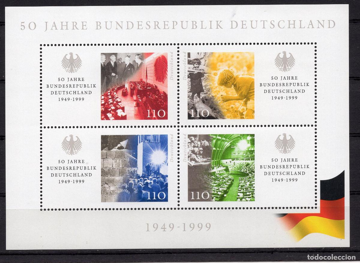 Sellos: ALEMANIA FEDERAL 1999 STAMP MICHEL DE BL49