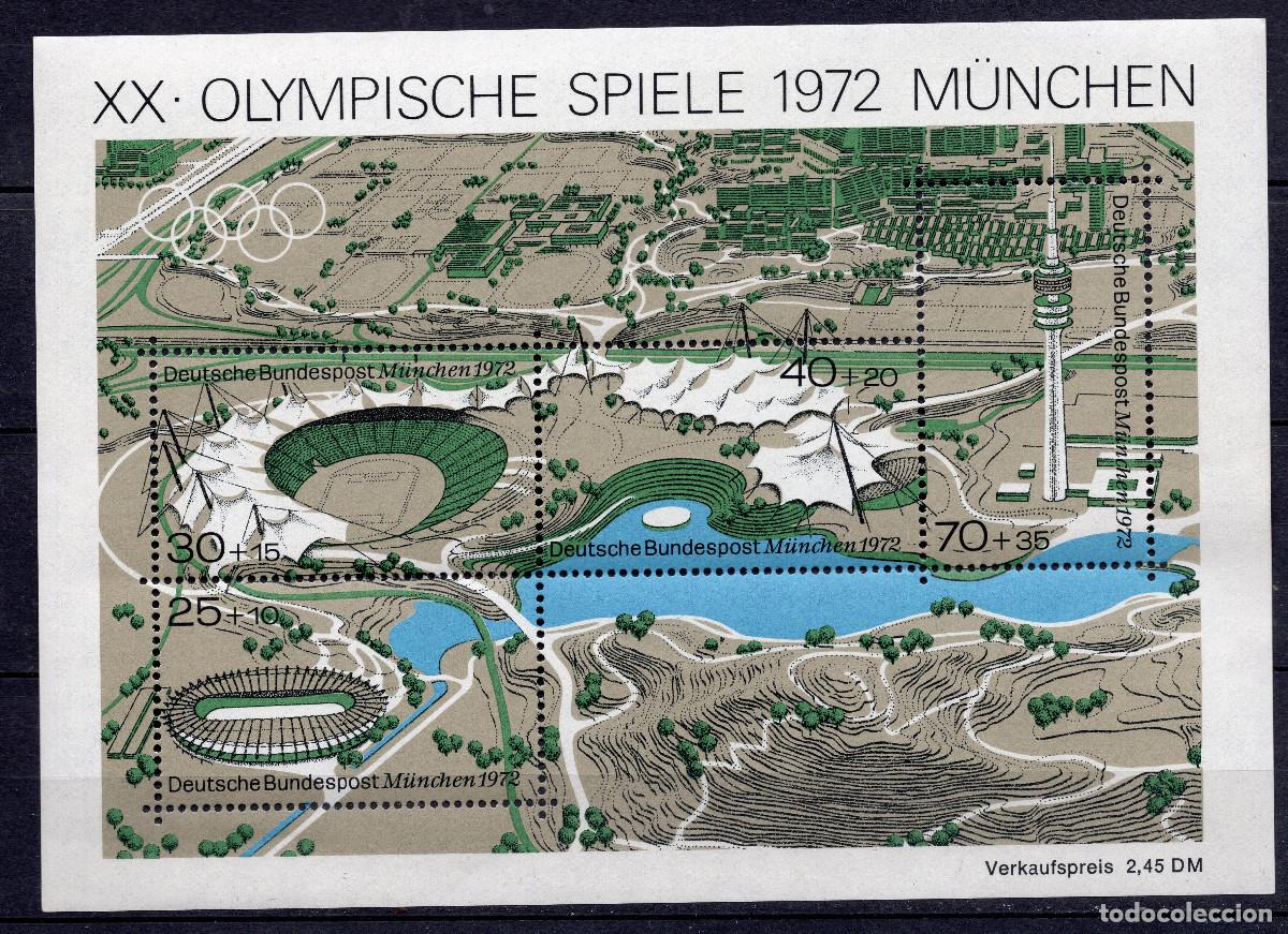 Sellos: ALEMANIA FEDERAL 1972 STAMP MICHEL DE BL7