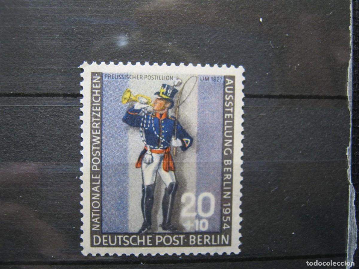 Briefmarken: BERL&Iacute;N 1954 SERIE YVERT 107 MNH** SIN CHARNELA LUJO.