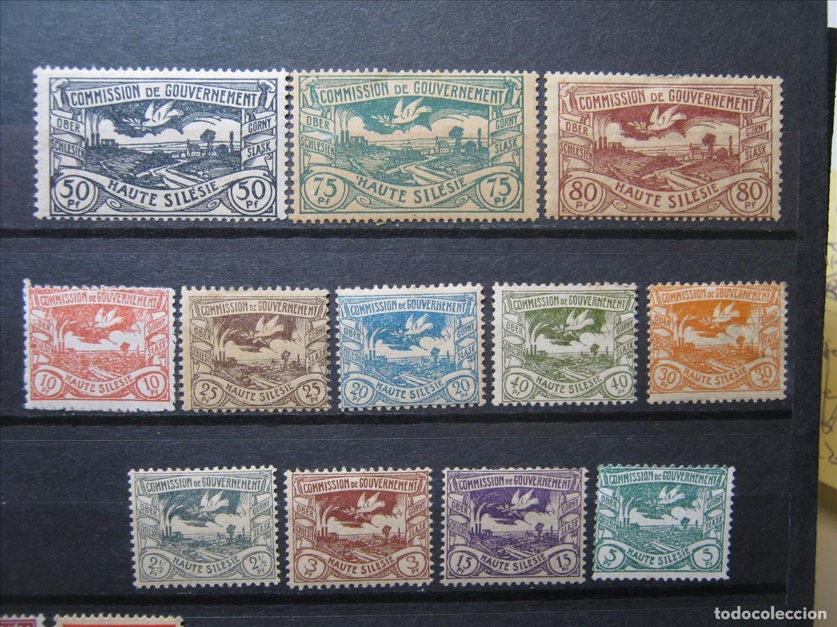 Francobolli: ALEMANIA OCUPACI&Oacute;N SILESIA 1920 LOTE MH* Y MNH** LUJO.