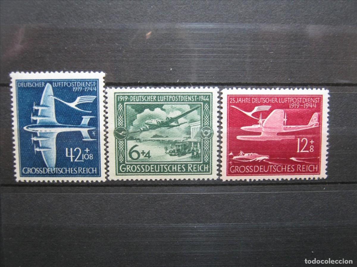 Sellos: ALEMANIA IMPERIO REICH A&Eacute;REOS 1944 SERIE YVERT 59/61 MNH** SIN CHARNELA LUJO.