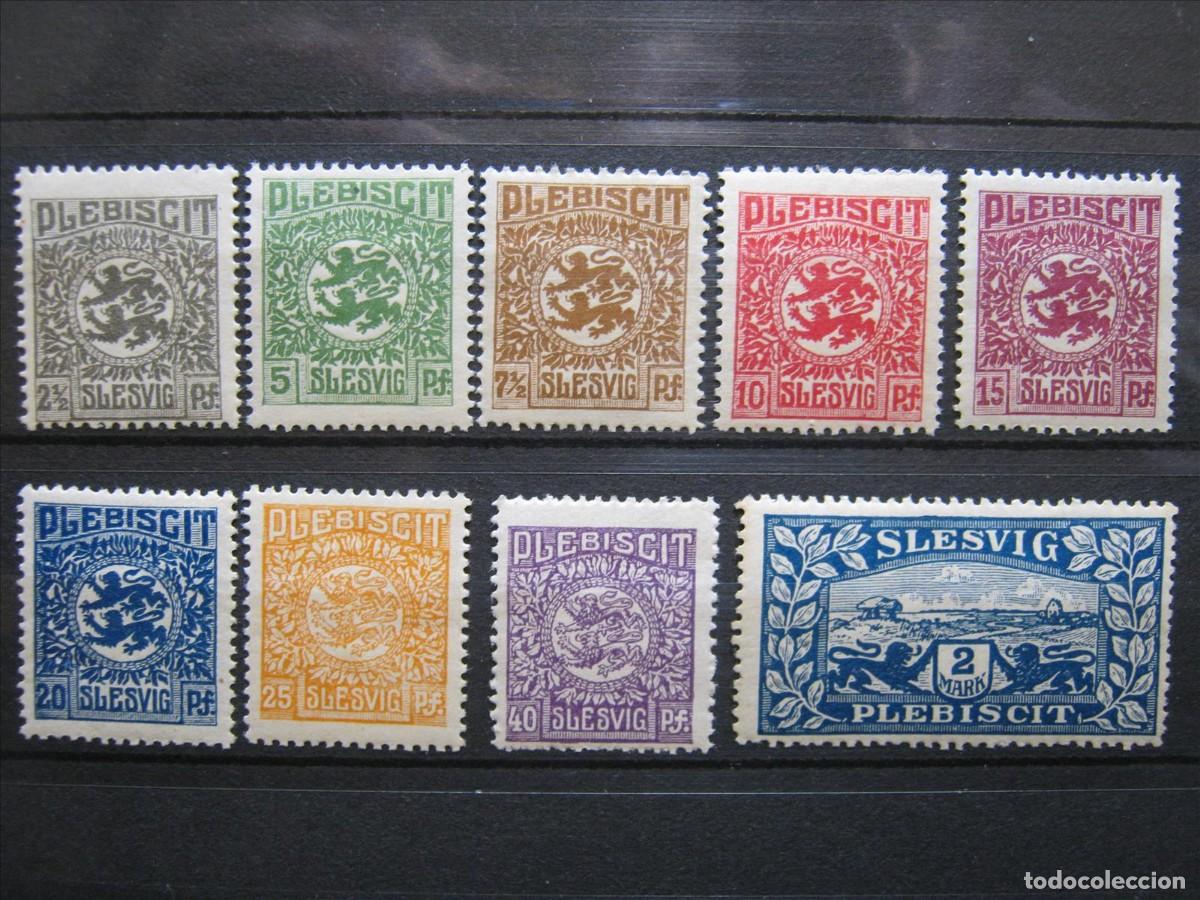 Francobolli: ALEMANIA SLESVIG LOTE MNH** SIN CHARNELA LUJO.