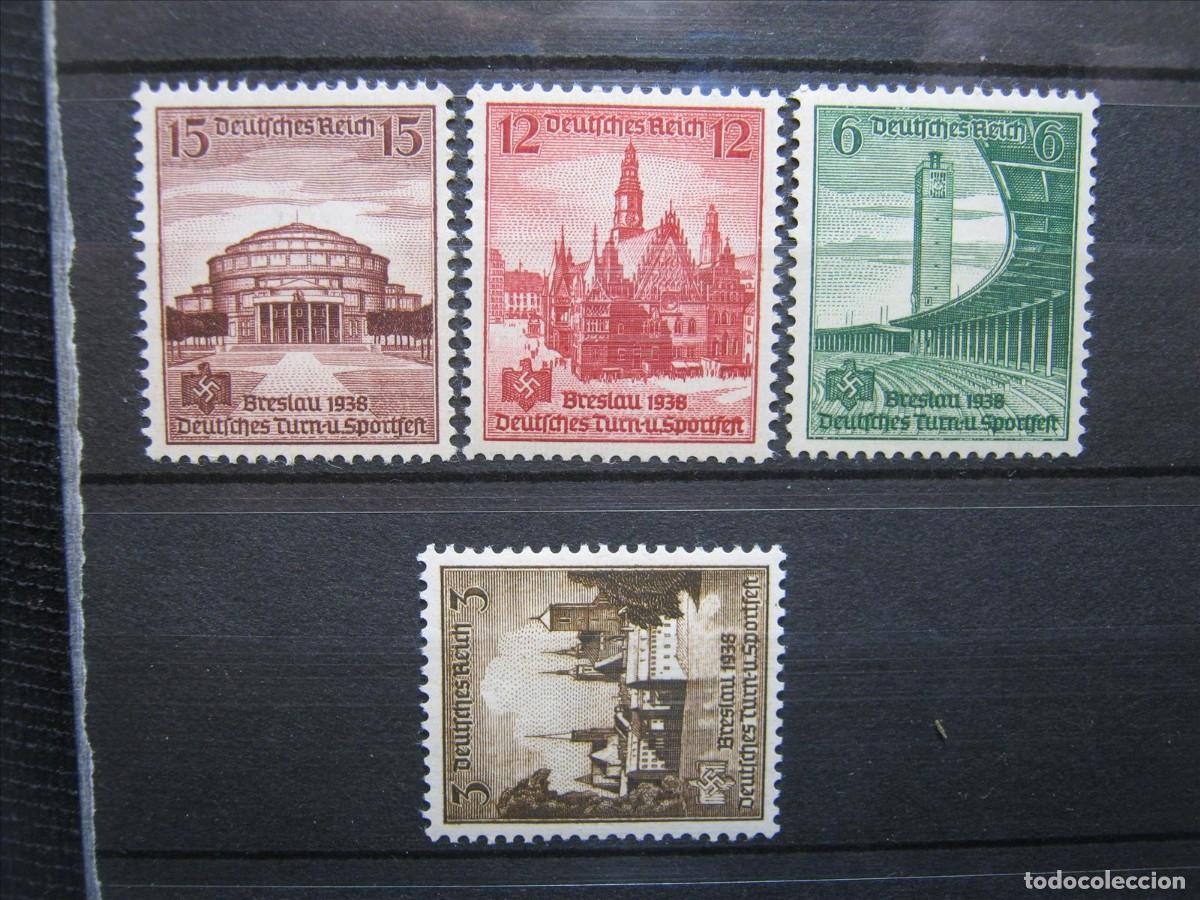 Selos: ALEMANIA IMPERIO REICH 1938 SERIE YVERT 608/611 MNH** SIN CHARNELA LUJO.