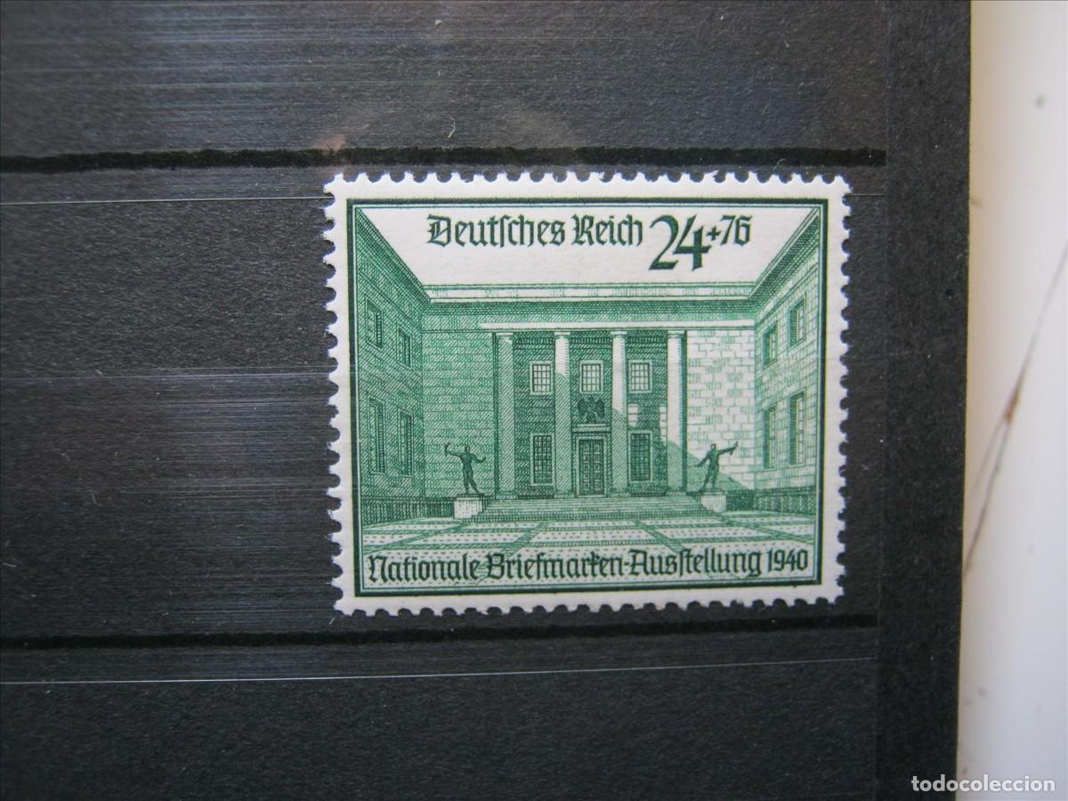 Stamps: ALEMANIA IMPERIO REICH 1940 SERIE YVERT 667 LH* LEVE CHARNELA LUJO.