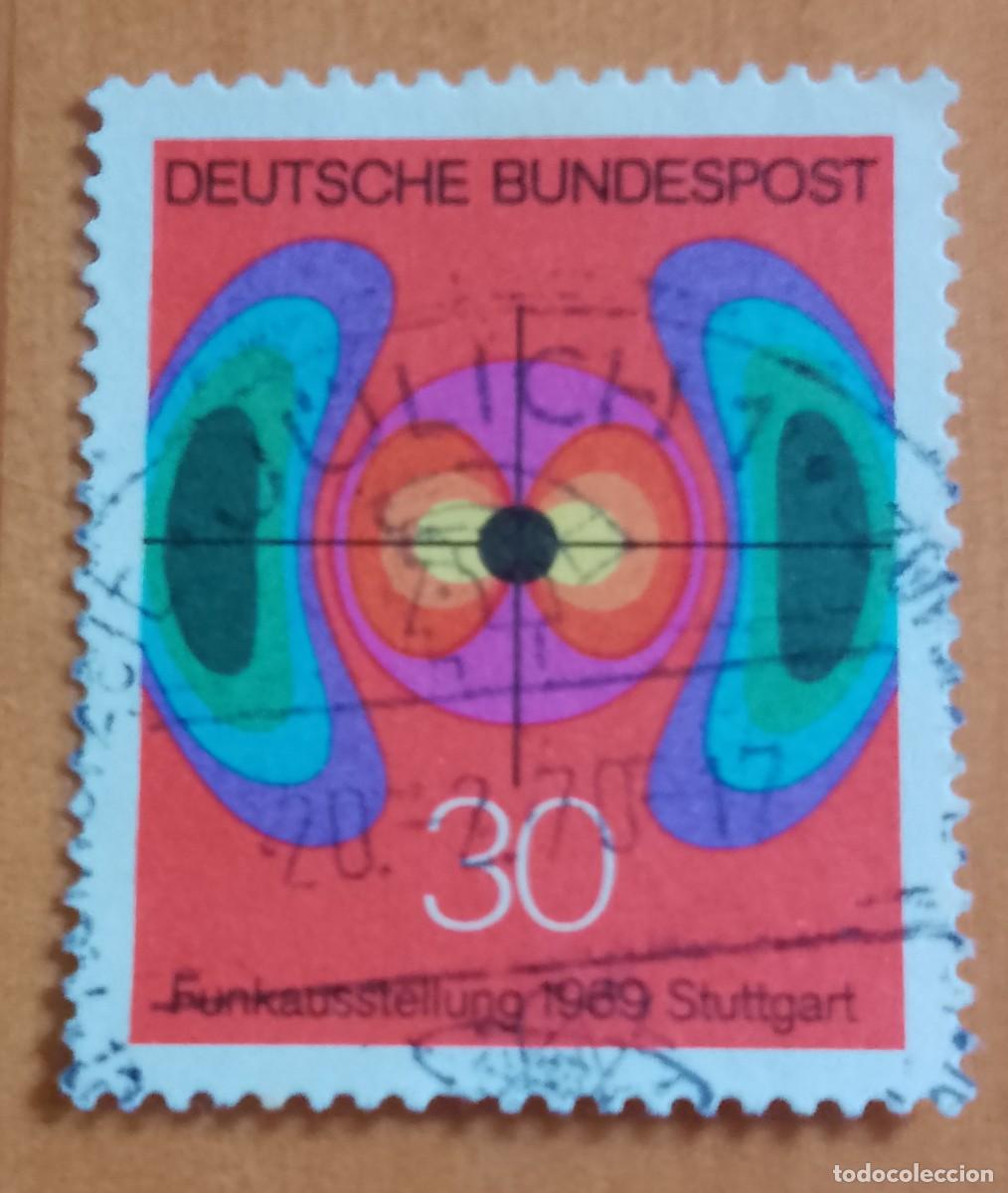 Sellos: ALEMANIA - V/F 30 - EXPOSICI&Oacute;N DE RADIO Y TELEVISI&Oacute;N, STUTTGART 1969