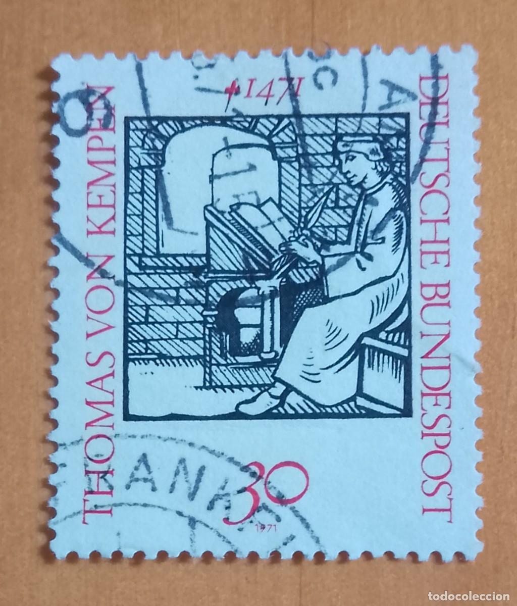 Sellos: ALEMANIA - V/F 30 - A&Ntilde;O 1971 - CENTENARIO MUERTE DE THOMAS VON KEMPEN - YV 540