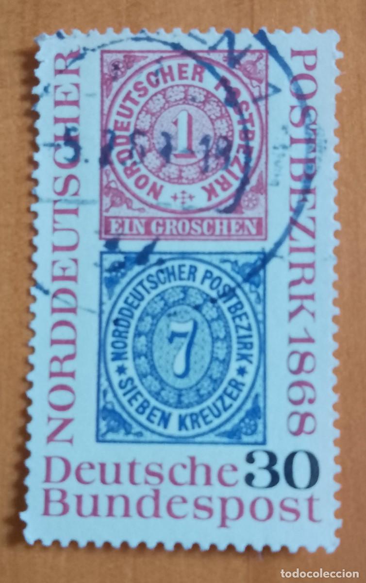 Sellos: ALEMANIA - V/F 30 - DISTRITO DE CORREOS DE ALEMANIA DEL NORTE, 1868