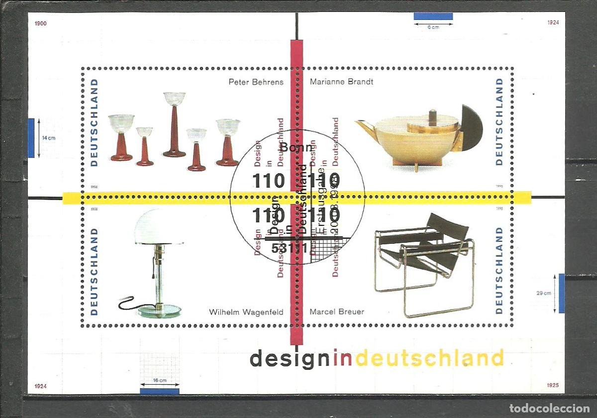 Sellos: ALEMANIA FEDERAL 1998 - MICHEL NRO. 2001-04 - MATASELLADO