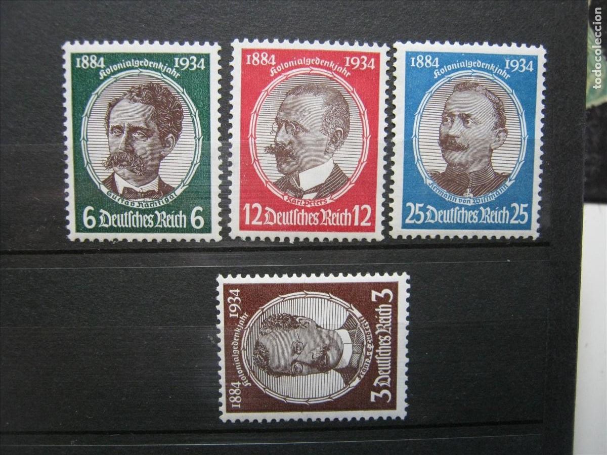 Briefmarken: ALEMANIA IMPERIO REICH 1934 SERIE YVERT 499/502 MNH** SIN CHARNELA LUJO.