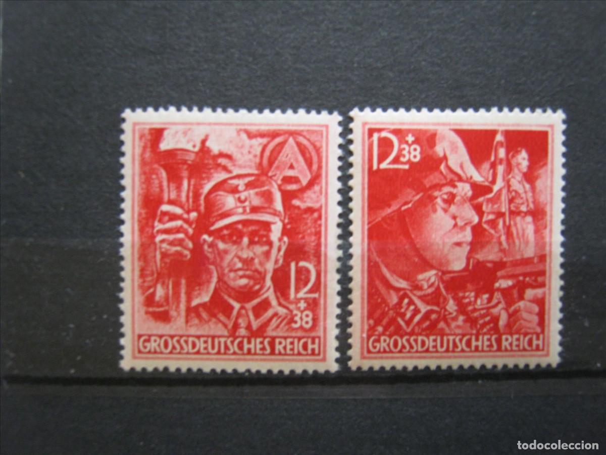Stamps: ALEMANIA IMPERIO REICH 1945 SERIE YVERT 825/826 MNH** SIN CHARNELA LUJO.