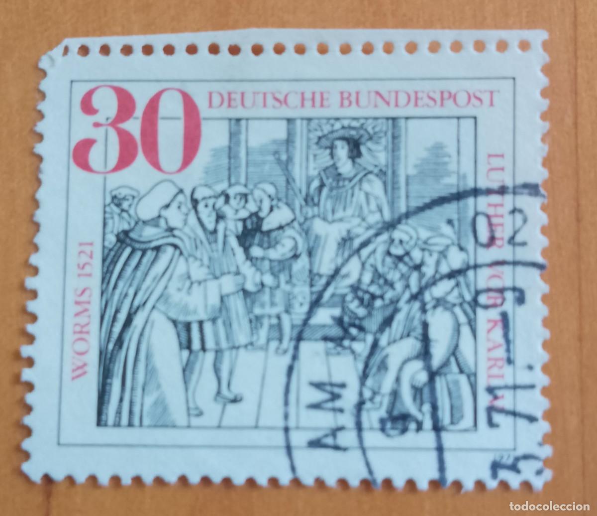 Sellos: ALEMANIA - V/F 30 - A&Ntilde;O 1971 - 450 A&Ntilde;OS DE LA DIETA DE WORMS