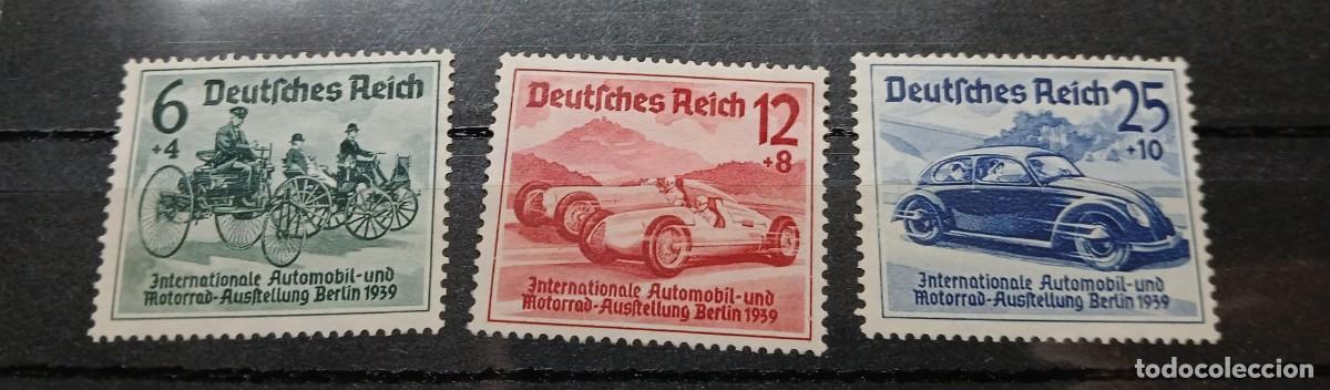 Stamps: Imperio alem&aacute;n 1939 M686-688 MNH SIN BISAGRA
