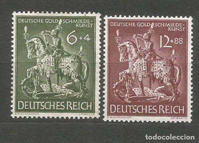 Sellos: ALEMANIA 1943 - III REICH - ORFEBRERIA - SERIE COMPLETA NUEVA