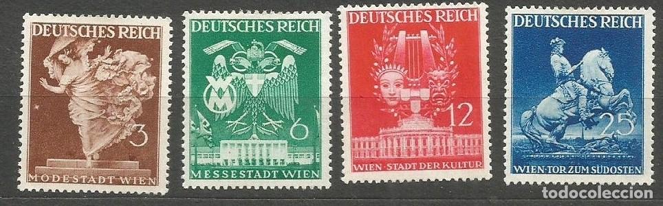 Sellos: ALEMANIA 1941 - III REICH - feria de primavera de viena - SERIE COMPLETA NUEVA