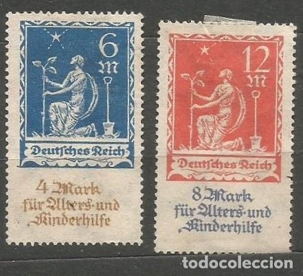 Sellos: ALEMANIA 1922 - III REICH - SERIE COMPLETA NUEVA