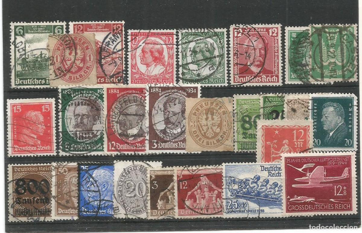 Sellos: ALEMANIA - LOTE DE 26 SELLOS INTERESANTES - REICH E IMPERIO