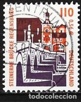 Sellos: Alemania 2000 - Mi 2140 A- YT 1973 - Puente de piedra, Regensburg