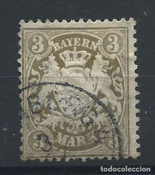 Sellos: Allemagne - Bayern N&deg;56 Obl (FU) 1881/1901 - Blason
