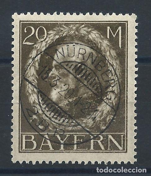 Sellos: Allemagne - Bayern N&deg;109 Obl (FU) 1914/20 - Roi Louis III