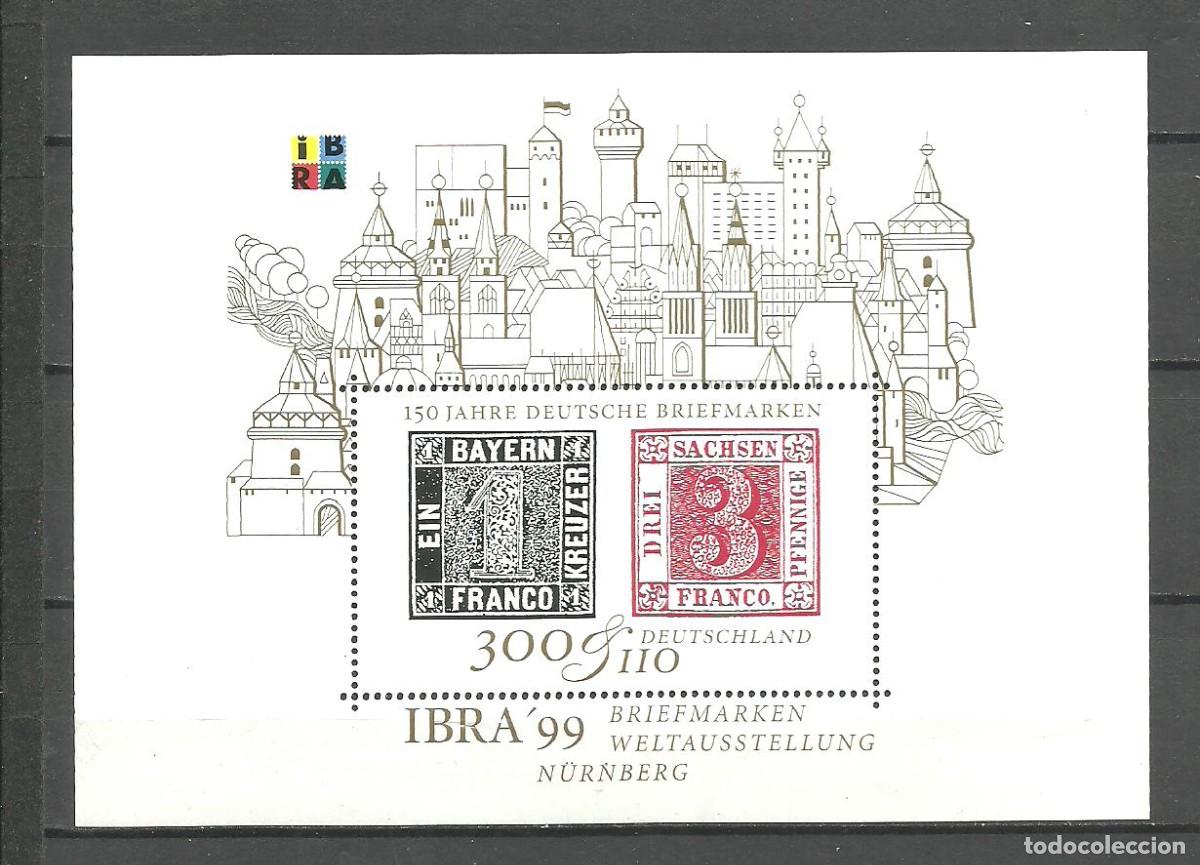 Sellos: ALEMANIA FEDERAL 1999 - MICHEL NRO. 46 BLOCK - NUEVO