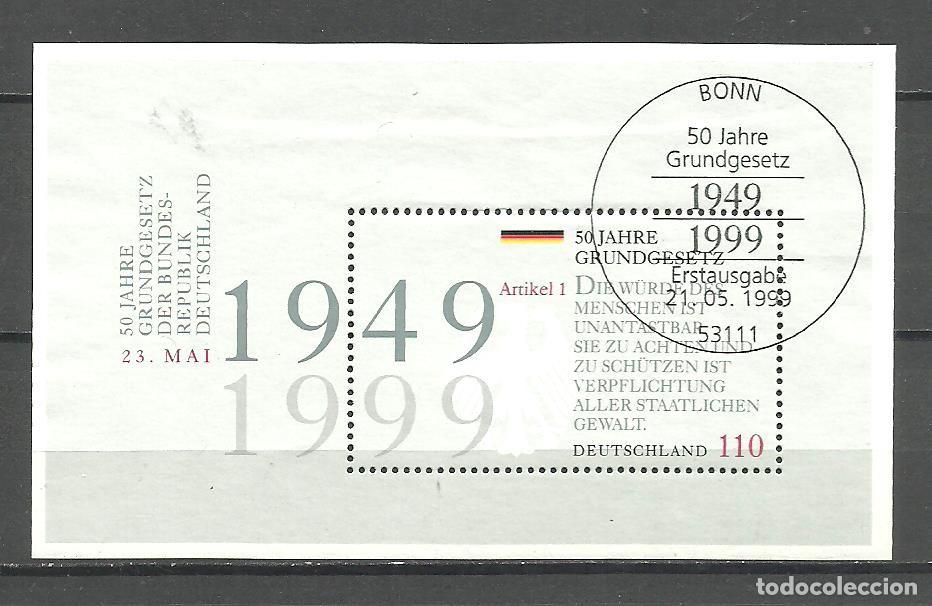 Sellos: ALEMANIA FEDERAL 1999 - MICHEL NRO. 2050 - MATASELLADO