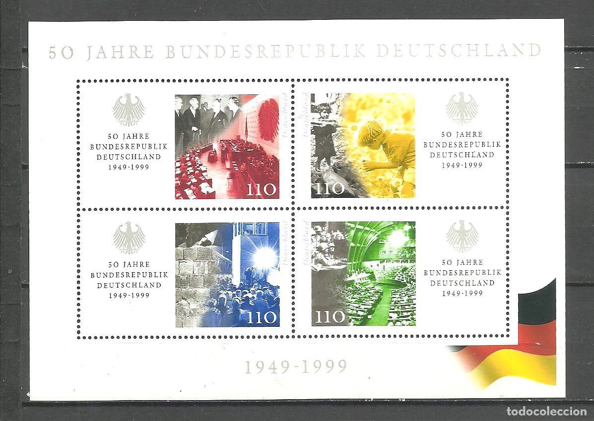 Sellos: ALEMANIA FEDERAL 1999 - MICHEL NRO. 49 BLOCK - NUEVO
