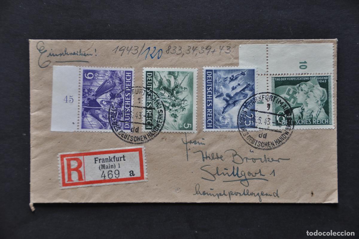 Sellos: ALEMANIA - SOBRE FECHADO EN 1943