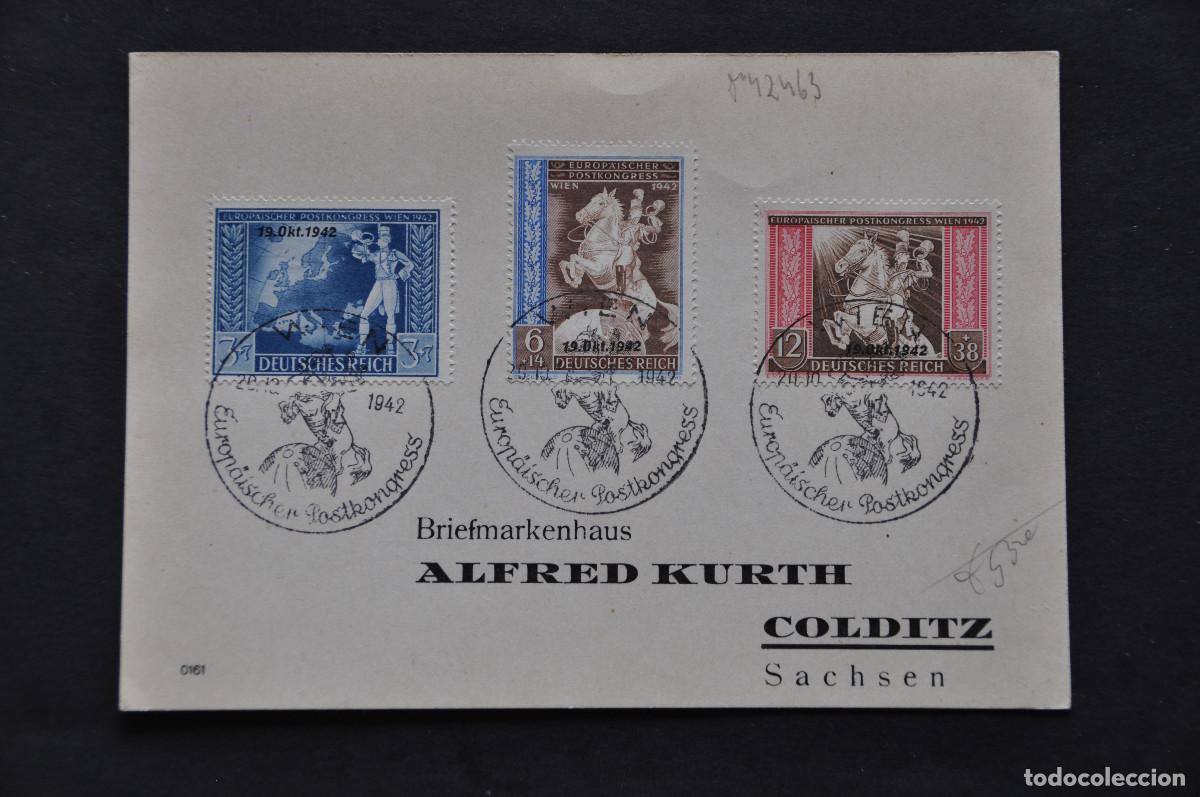 Sellos: ALEMANIA - TARJETA FECHADA EN 1942