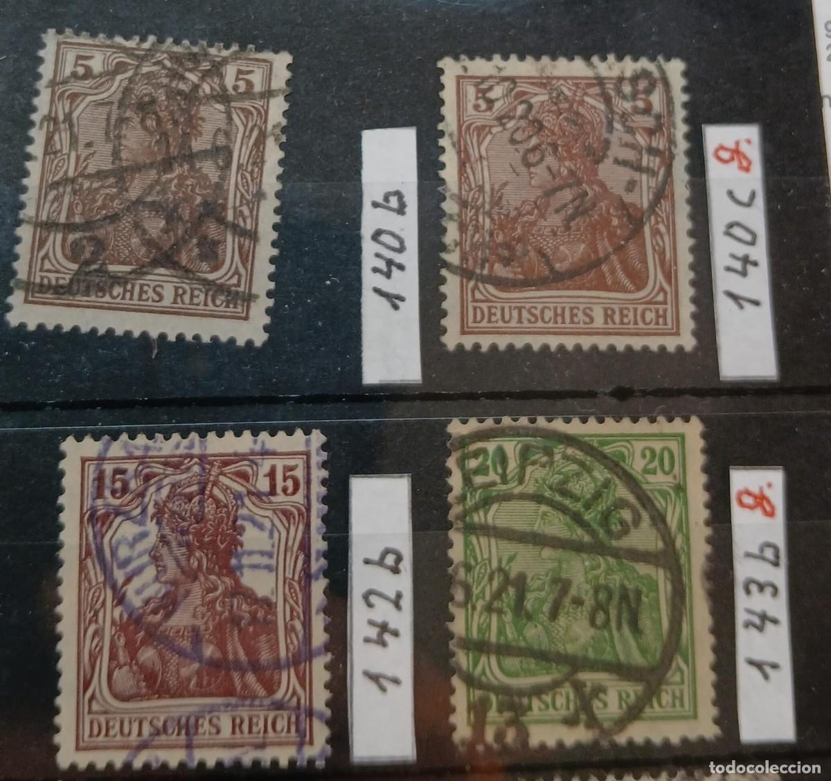 Francobolli: Imperio aleman 1920 FIRMADOS