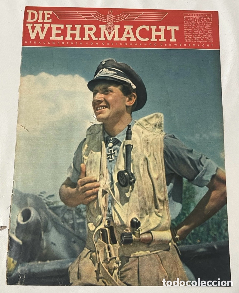 Francobolli: Portada, revista Alemana Nazi, 1945