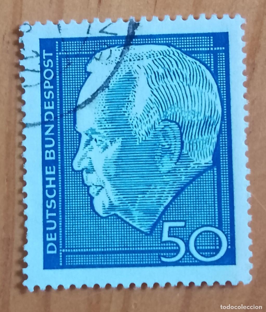 Sellos: ALEMANIA - V/F 50 - A&Ntilde;O 1964, PRESIDENTE: HEINRICH L&Uuml;BKE