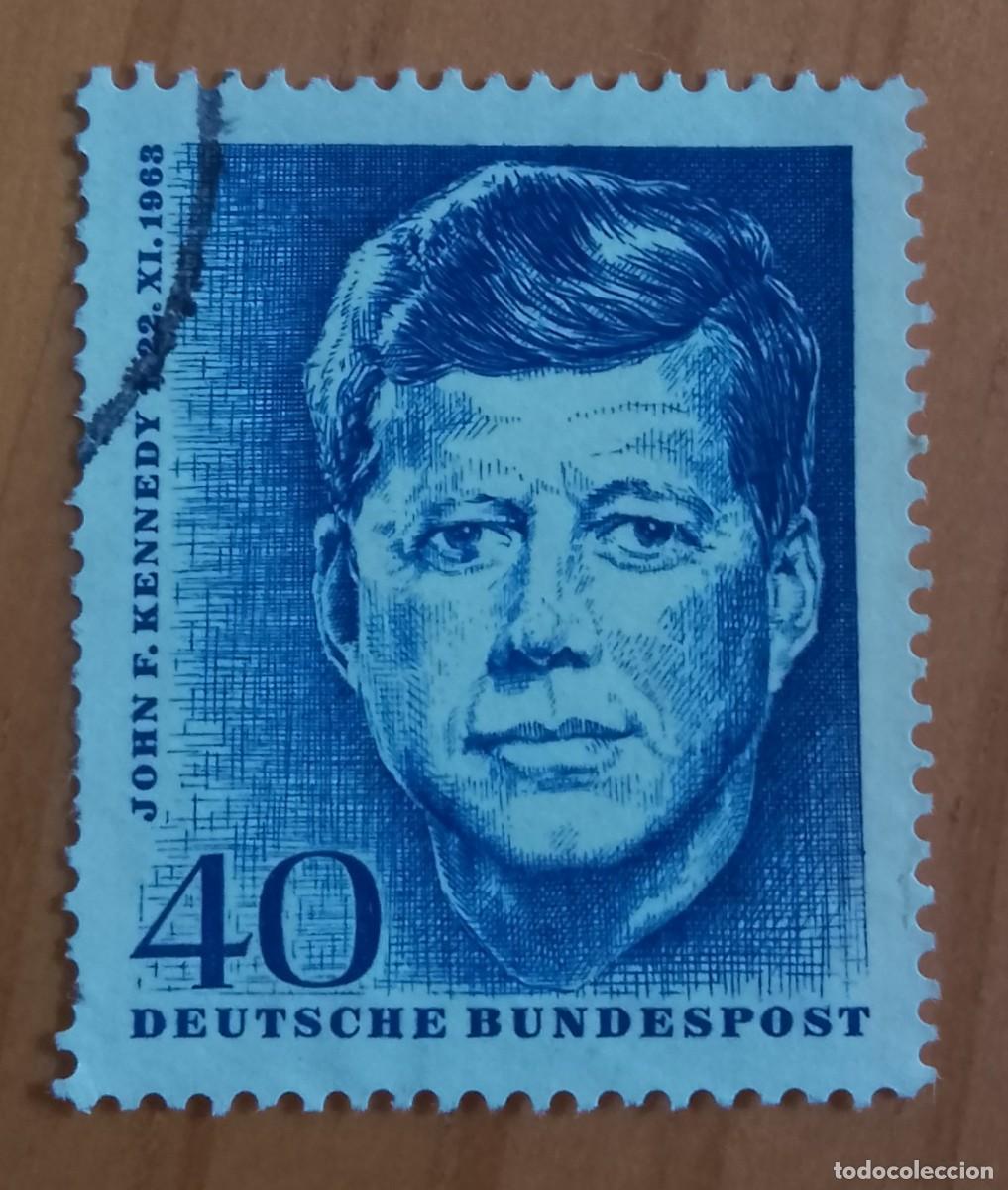 Sellos: ALEMANIA - V/F 40 - A&Ntilde;O 1964, PRESIDENTE: JOHN F. KENNEDY