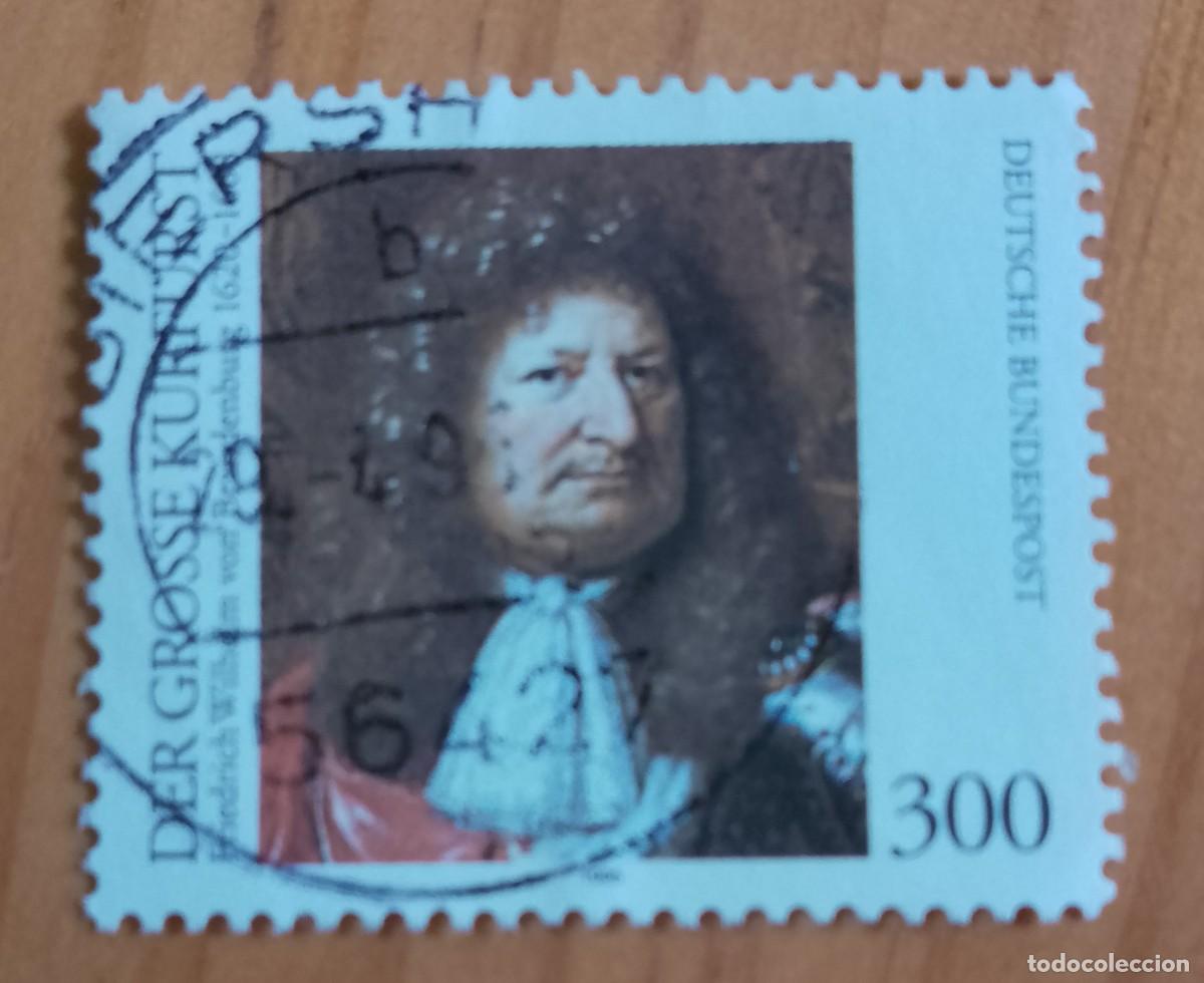 Sellos: ALEMANIA - V/F 300 - A&Ntilde;O 1995 - FRIEDRICH WILHELM VON BRANDENBURG 1620.1688