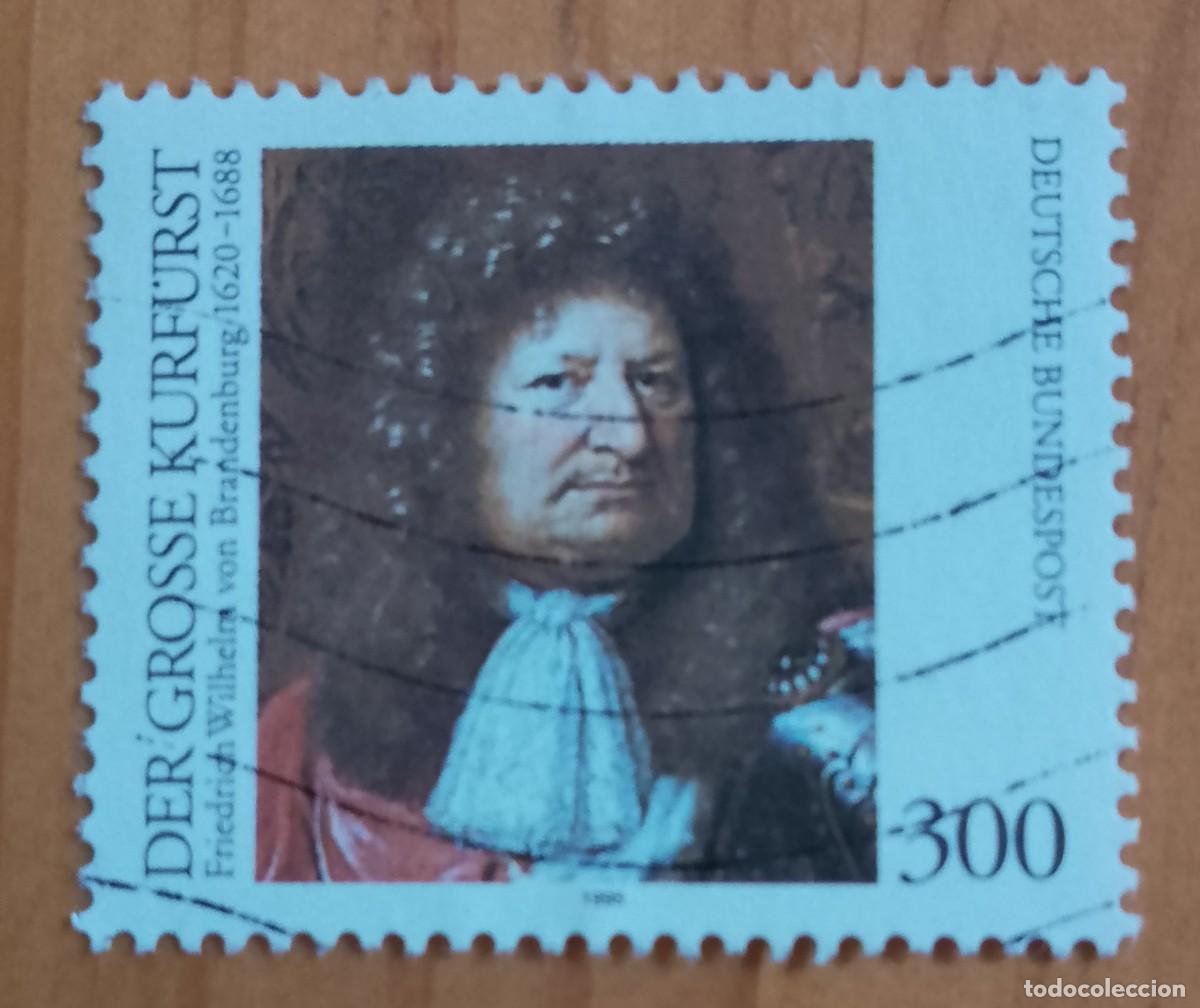 Sellos: ALEMANIA - V/F 300 - A&Ntilde;O 1995 - FRIEDRICH WILHELM VON BRANDENBURG 1620.1688